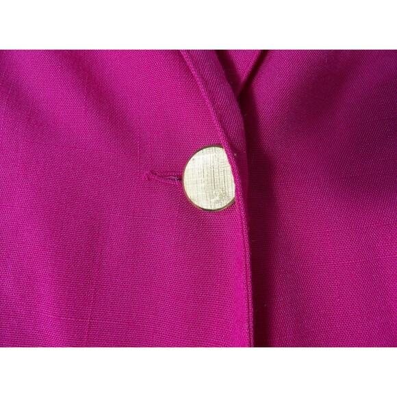 Sag Harbor Sz 14 Pink Blazer Lightweight Vintage Bright Barbie Core 90s - Picture 9 of 12